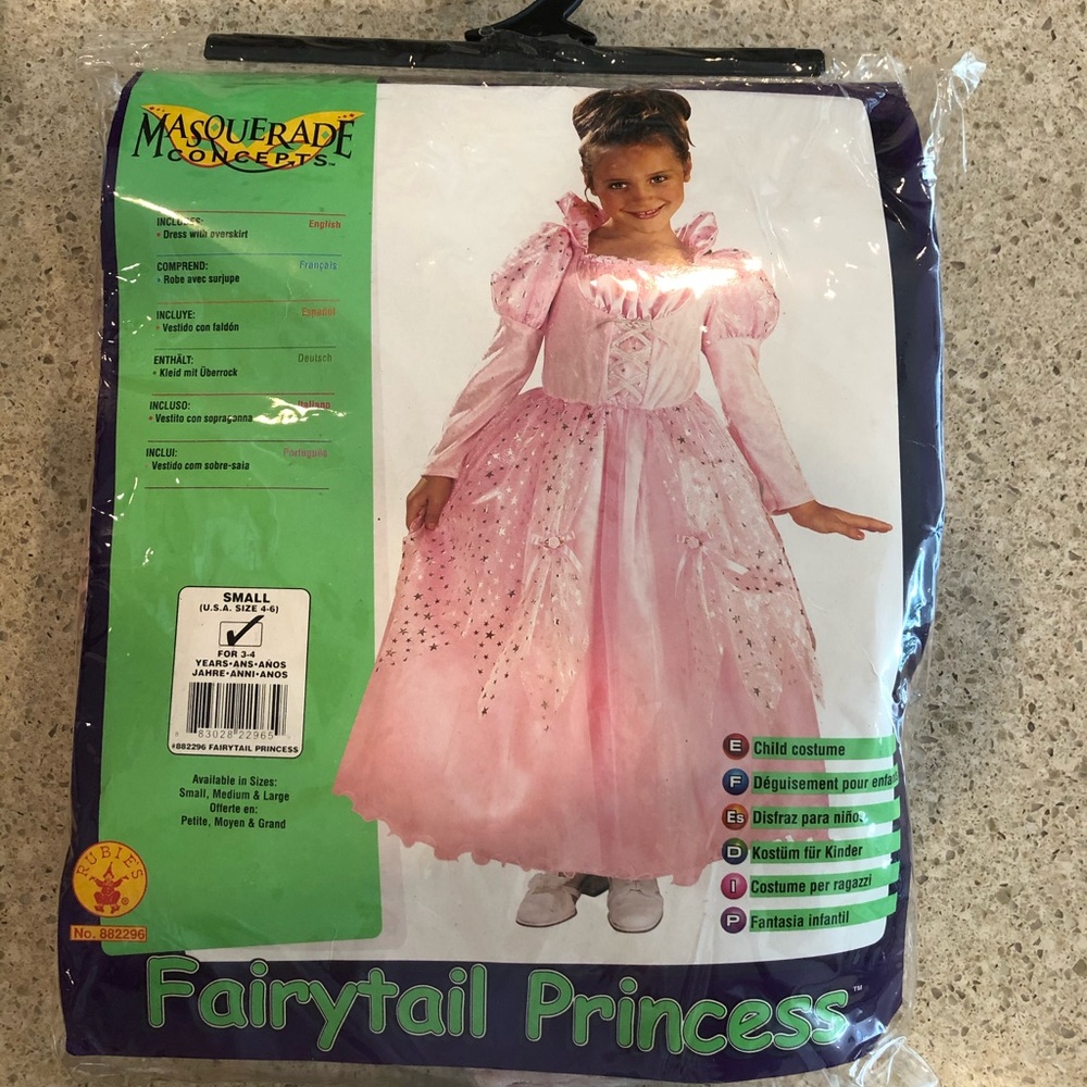 NIB Rubies Fairy Princess Costume SZ 3-4 yrs